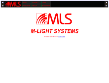 Tablet Screenshot of mlightsystems.de